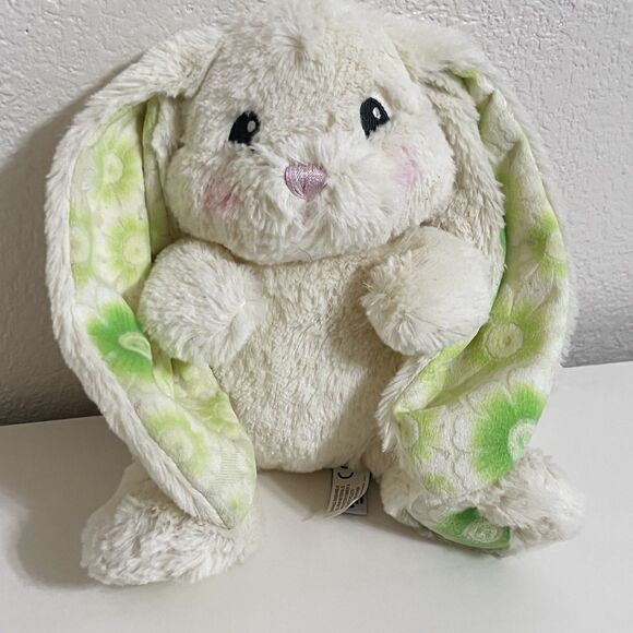 Aurora World Lopsie Wopsie Bunny Rabbit Plush Green Floral 9" w/ TAG - Picture 3 of 12